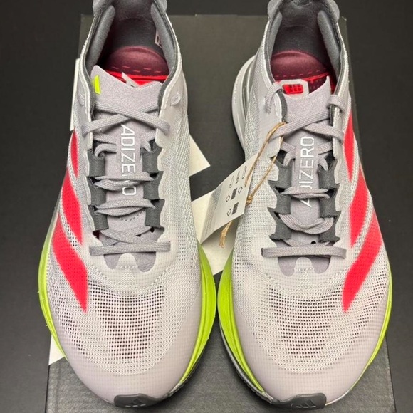 Adidas Silver ADIZERO BOSTON 12 Women’s Sneakers - Picture 3 of 13